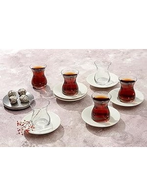 Uravas Store Porland Peride Alumilite 6 Kişilik Çay Takımı