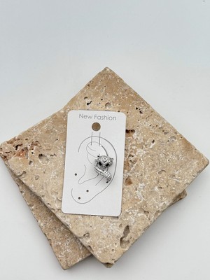 Piercing Kıkırdak Küpe Metal Işıltılı Stil