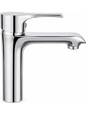 Ilhan Lotus Krom Lavabo Bataryası, Tek Kollu Modern Banyo Musluğu