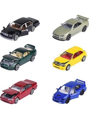 Uravas Store 8502100000 ''premium Cars, 6-Asst.freewheel, Die-Cast, 1 Opening Pa(Adet Fiyatıdır)
