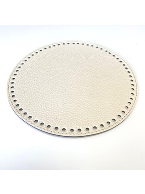 Knitme Çanta Tabanı Yuvarlak 20 cm Krem