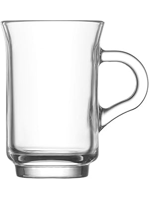 Uravas Store Lav Ada 6'lı Kulplu Çay Bardağı