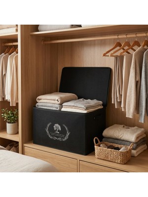 Less Home Keçe Fermuarlı Sandık Megaplus