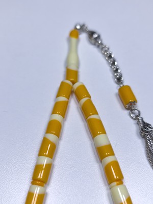 Efekentli Beyzbol Topu Sarı Tesbih (7 x 11 Mm)