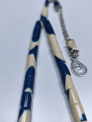 Efekentli Beyzbol Topu Mavi Tesbih (7 x 11 Mm)