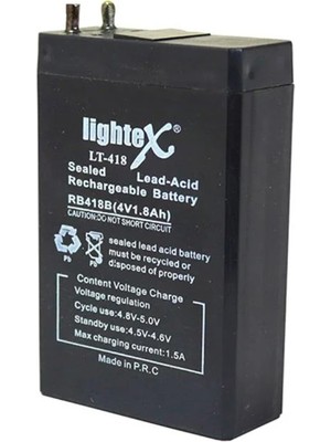 Uravas Store Lightex Işıldak Aküsü 4V 1.8A LT418