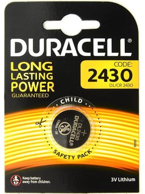 Uravas Store Yuvarlak Düğme Pil 2430 3 Volt