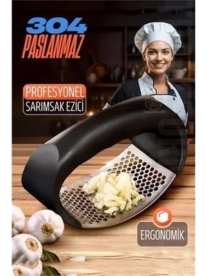 Uravas Store Sarımsak Ezici Zencefil Meyve Ezici 304 Paslanmaz Çelik 721211
