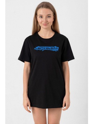 Need For Speed Most Wanted Siyah Kadın Oversize Tshirt