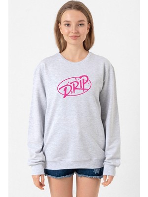 Tshirthane Babymonster Drip Grimelanj Kadın 2ip Sweatshirt