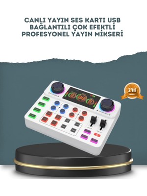 EstoreBox Gürültü Engelleme Özellikli Canlı Yayın Ses Kartı