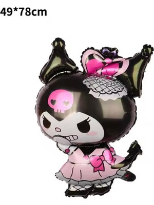 MFM Kuromi Folyo Balon Siyah 1 Adet