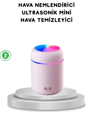 Esranın Dünyası USB Bağlantılı LED Işıklı Hava Nemlendirici – Sessiz ve Kullanıcı Dostu Tasarım