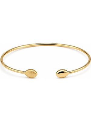 Sembol Gold 14 Ayar Aura Kelepçe Altın Bileklik 2,10 Gram 6,0 cm