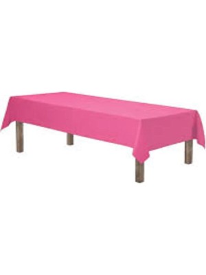 Cadde Süs Kullan At Pembe Renk Plastik Parti Masa Örtüsü