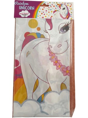 Aksesuar Unicorn Plastik Masa Örtüsü