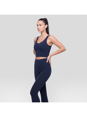 Qua Home Q Active Kadın Kalın Askılı Bra Lacivert