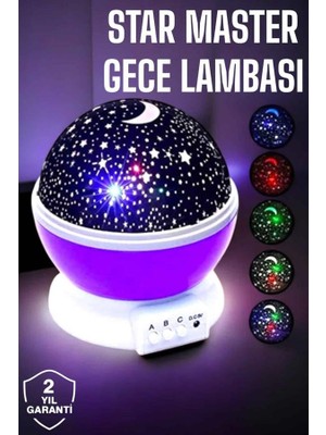Zero Land Shophnrl Çocuklara Özel Yıldızlı Gece Lambası