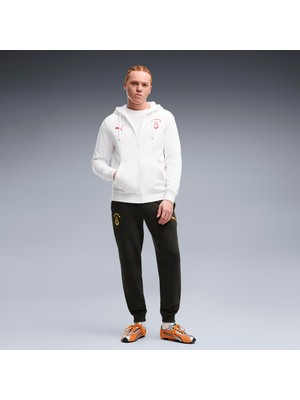 Puma Erkek Beyaz Puma Gsk Ftbless Fz Hoodjacket Fl Galatasaray Ftblessentıals Erkek Kapüşonlu Ceket