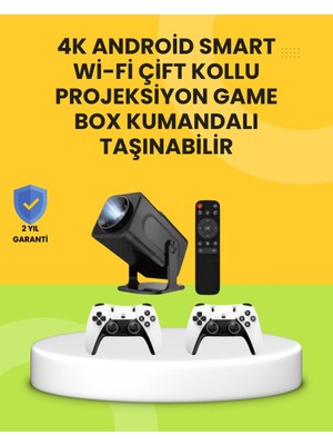 Epilons Hcs350pro Android 11 İşletim Sistemli Mini Projektör