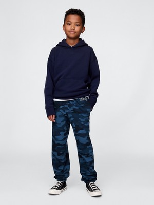 Gap Erkek Çocuk Mavi Relaxed Gap Logo Eşofman Altı