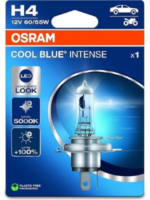 Shopwave Ampul H4 60/55W 12V P43T10XBLI1QR2 Blister Cool Intense Next Gen, Far Ampulü