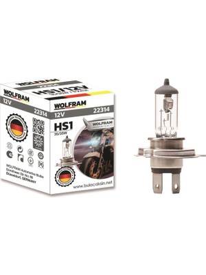 Shopwave Wolfran Hs1 Motosiklet Ampulu 12V 35/35W Germany