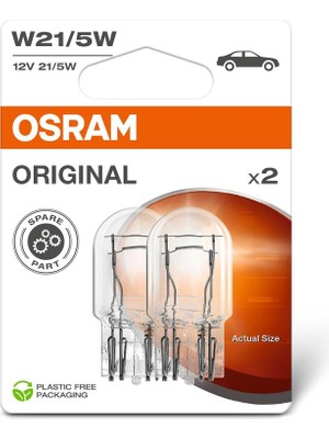 Shopwave Ampul W21/5W 21/5W 12V W3X16Q 10XBLI23C Blister - 7515-2BL
