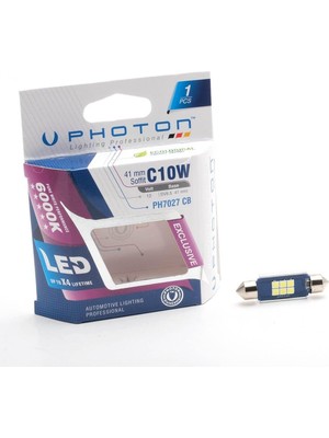 Shopwave Photon Ampul C10W 12-24V Exclusive Cb 41MM Sofit LED (Tekli Blister) - Pht PH7027 B1