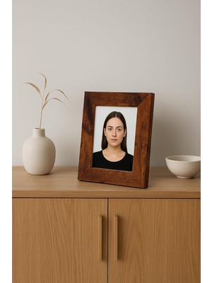 Shopwave Emores Ahşap Resim Çerçevesi 3'lü Set Halinde 5 x 7.6 cm Boyutunda
