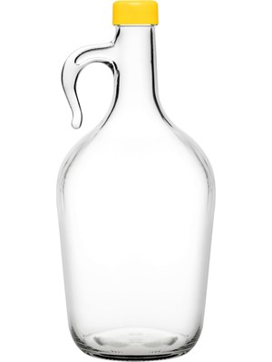 Shopwave Paşabahçe Galon Şişe 1.5 Litre Plastik Kapak, Sarı 2003C Yeşil 2307C