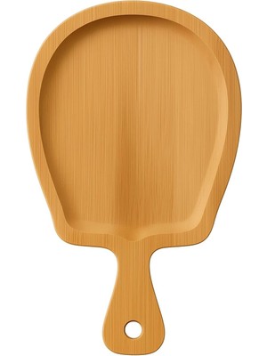 Shopwave Bambu Sunum Tabağı – Saplı Ergonomik Tasarım, Doğal Ahşap, Çevre Dostu, Kahvaltı, Peynir, Meze T