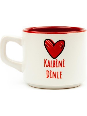Shopwave Palto Tasarim Kalbini Dinle Beyaz Venüs Kupa - Hediye Seramik Kupa