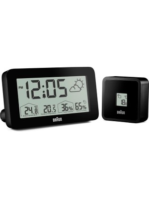 Shopwave Dijital Hava Istasyonu Saat Iç Dış Mekan Sıcaklık Nem, Tahmin, LCD Ekran, Hızlı Ayarlı,