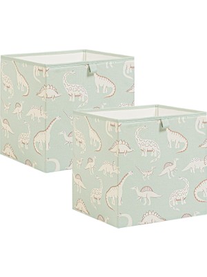 Shopwave Textile 2'li Çocuk Odası Dinozor Kutu Set 33 x 30 x 33 cm