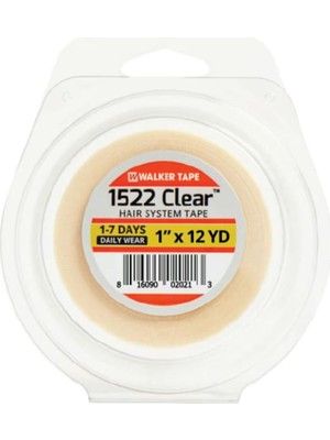 Shopwave Walker Tape - 1522 Clear™ Roll Tape - Protez Saç Bandı Rulo 3 Yds (2,74M) (1" x 12 Yd)