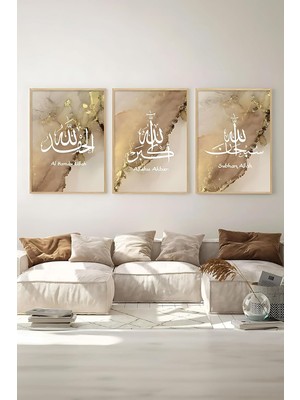 Shopwave Artavessa 3 Parça Çerçeve Görünümlü Mdf Tablo Seti - ARTSYCLLCT1-1520