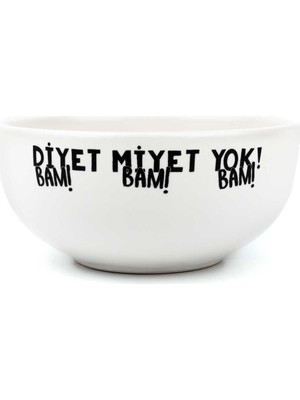 Shopwave Diyet Miyet Yok! Seramik Kase - Hediye Seramik Kase