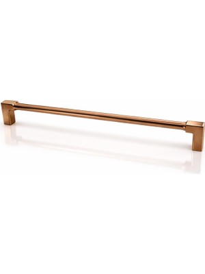 Shopwave Özen (1 Adet) 224 mm Bronz Metal Çekmece Dolap Mobilya Kulp Mobilyalar Için Şık Metalik Kulp