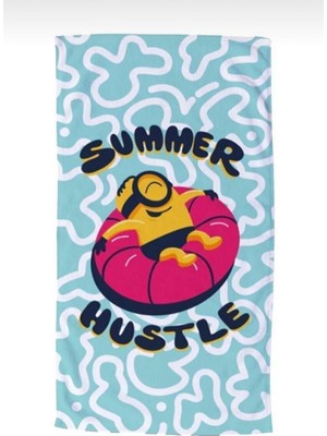 Taç Minions Summer Plaj Havlusu