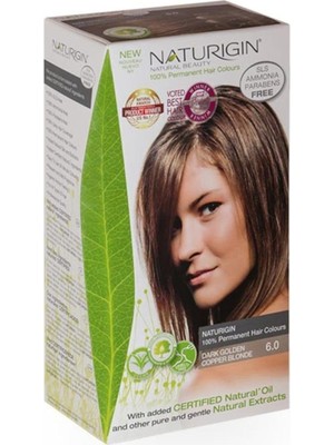Shopwave Naturigin Organik Içerikli Saç Boyası 6.0 Koyu Altın Bakır Kumral