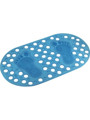 Shopwave Serisi Banyo - Küvet Içi Kaydırmaz Vantuzlu Ayak Desenli Paspas 66,5 x 36,5 Cm,