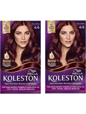 Shopwave Koleston Kit Saç Boyası 4/6 K.viyole x 2 Adet