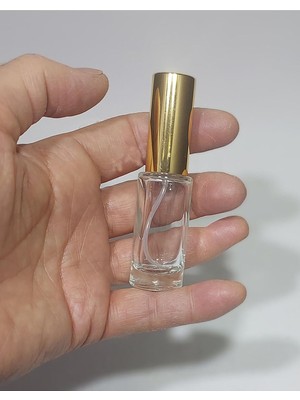 Shopwave 3 Adet Boş Şişe Gold Renk Spreyli Kolonya Şişesi Doldurulabilir Cep Cam Parfüm Şişesi 5 ml 86974317