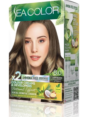 Shopwave Amonyaksız, Vegan, Doğal, Besleyici Kalıcı Saç BOYASI%100 Beyaz Kapama (1 Paket 2 x 50 ml