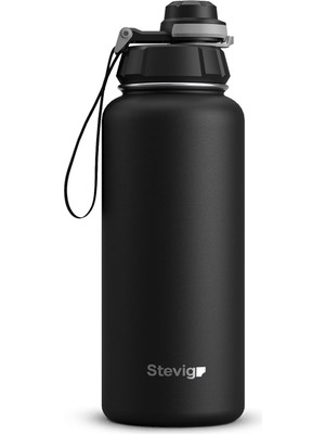 Shopwave 1 Hand Leak-Proof Sızdırmaz Çelik Termos 1000 ml Black ST-210