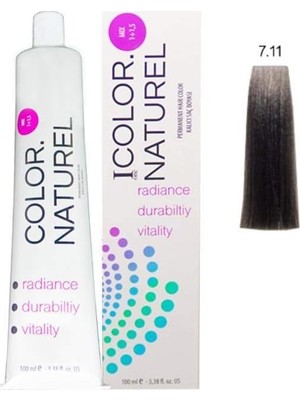 Shopwave Color Naturel Saç Boyası 7.11 Yoğun Küllü Kumral 100 ml