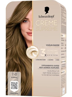 Shopwave Schwarzkopf Creme Supreme Saç Boyası 7-0 Kumral