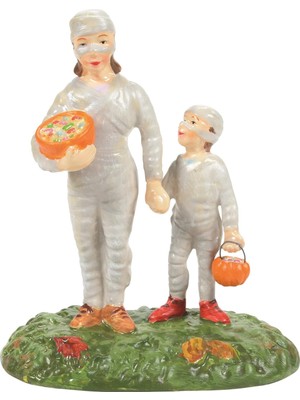 Shopwave Department 56 Snow Village Cadılar Bayramı Aksesuarları Anne Ikramları Heykelcik, 10 Cm, Çok Renkli
