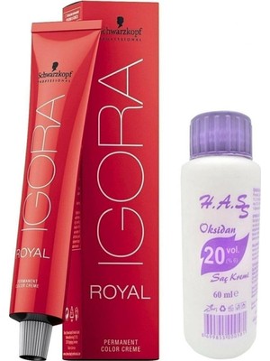 Shopwave Igora Saç Boyası 6-88 Koyu Kumral Yoğun Kızıl 60 ml Mini Oksidan 20 Volüm